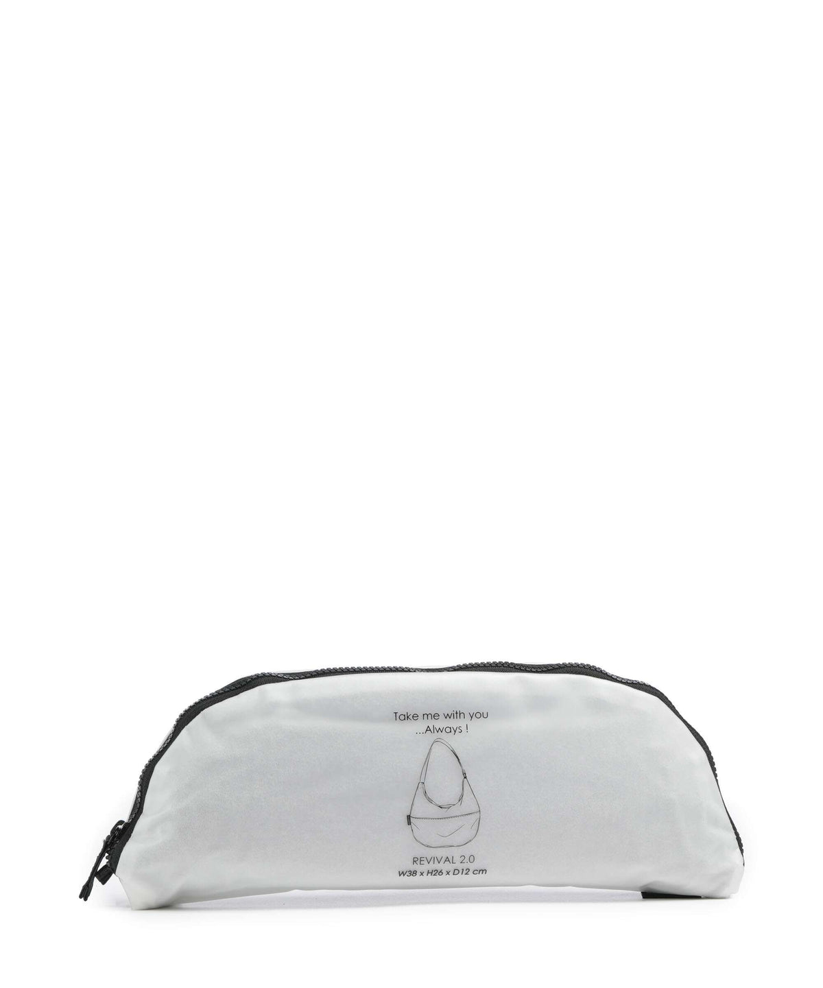 Mandarina Duck Revival 2.0 Hobo bag nero