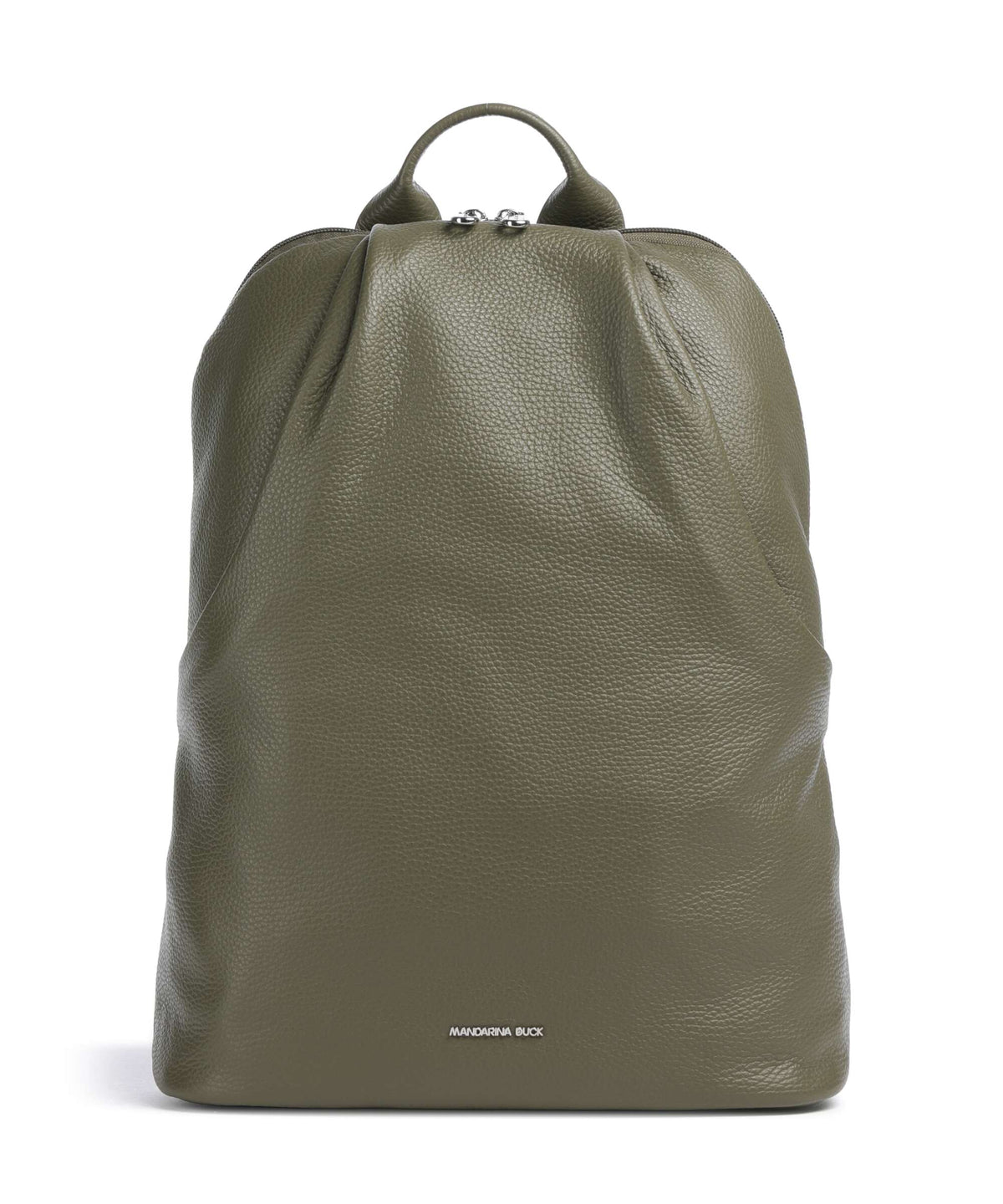Mandarina Duck Mellow Leather Backpack winter olive