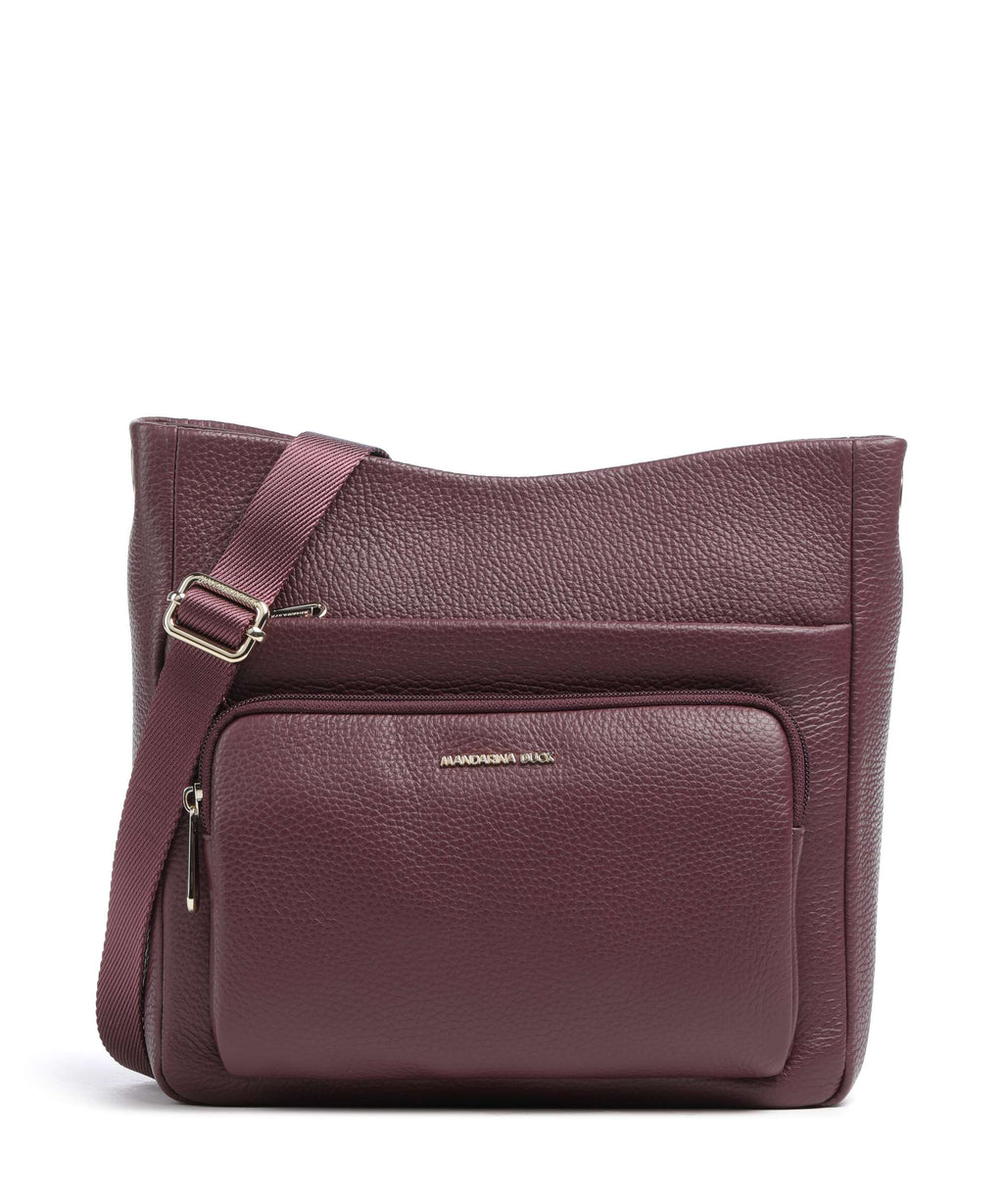 Mandarina Duck Mellow Leather Crossbody bag sin