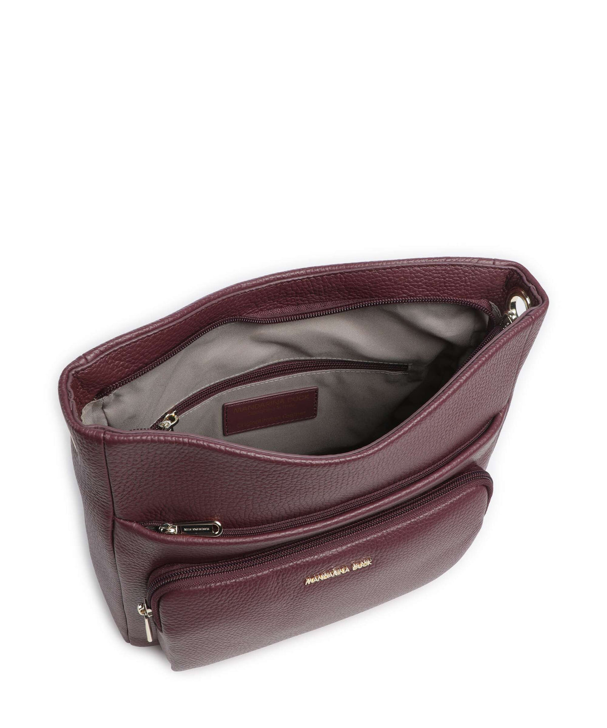 Mandarina Duck Mellow Leather Crossbody bag sin