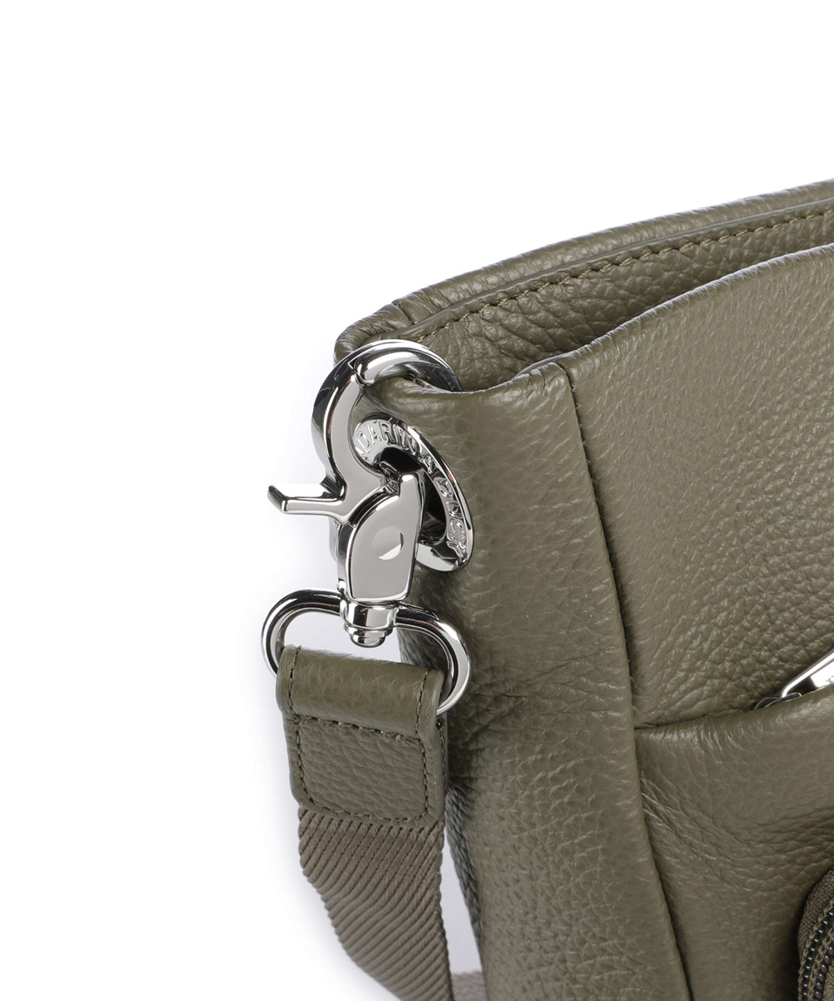 Mandarina Duck Mellow Leather Crossbody bag winter olive