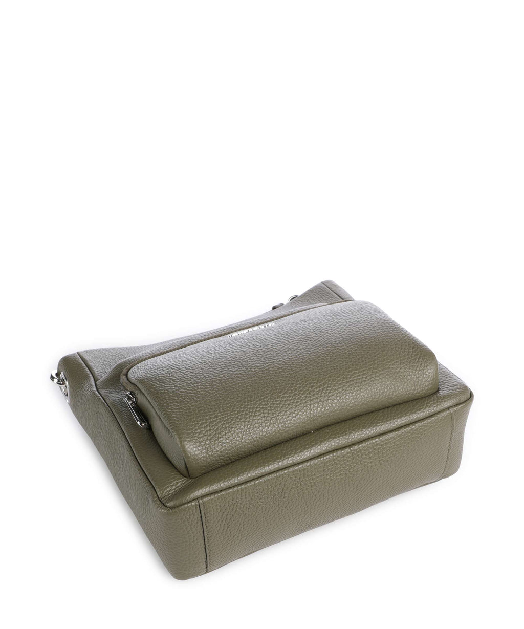 Mandarina Duck Mellow Leather Crossbody bag winter olive