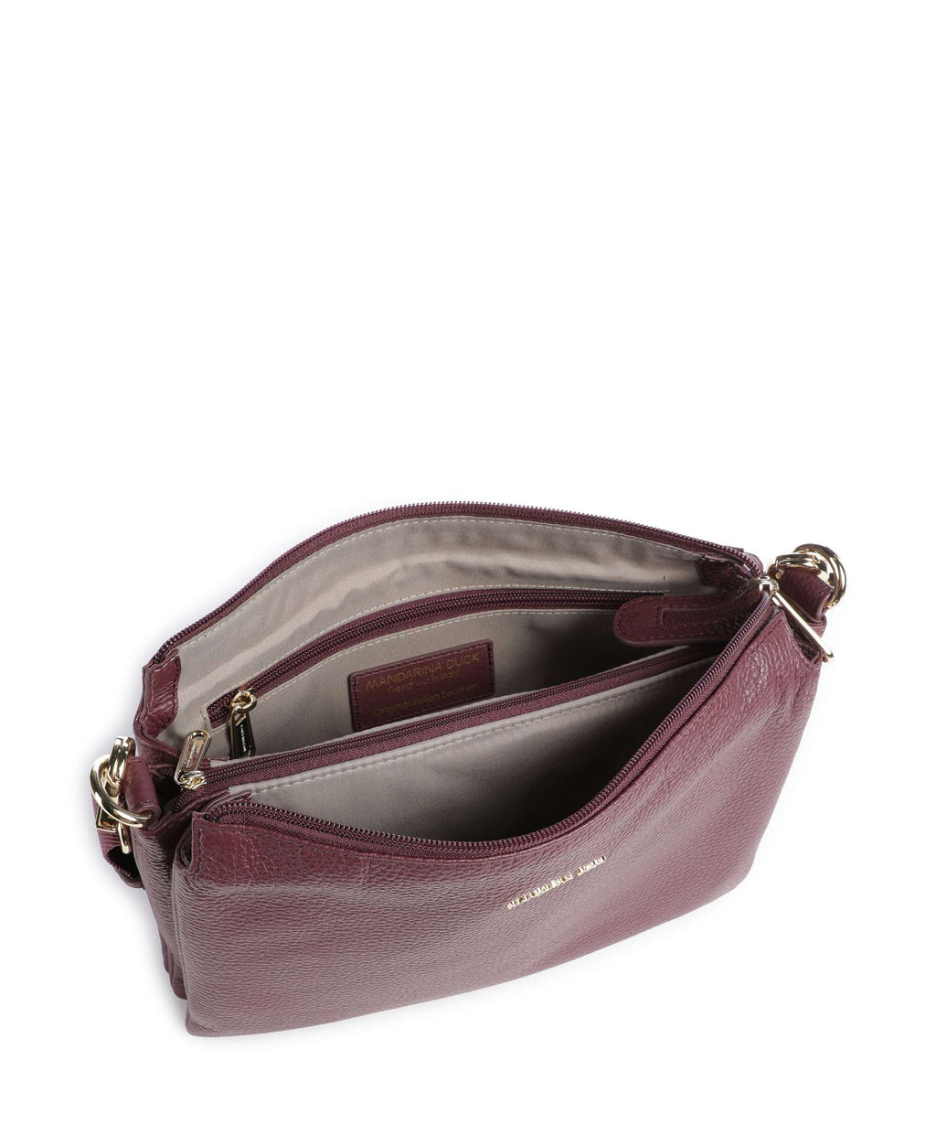 Mandarina Duck Mellow Leather Crossbody bag sin