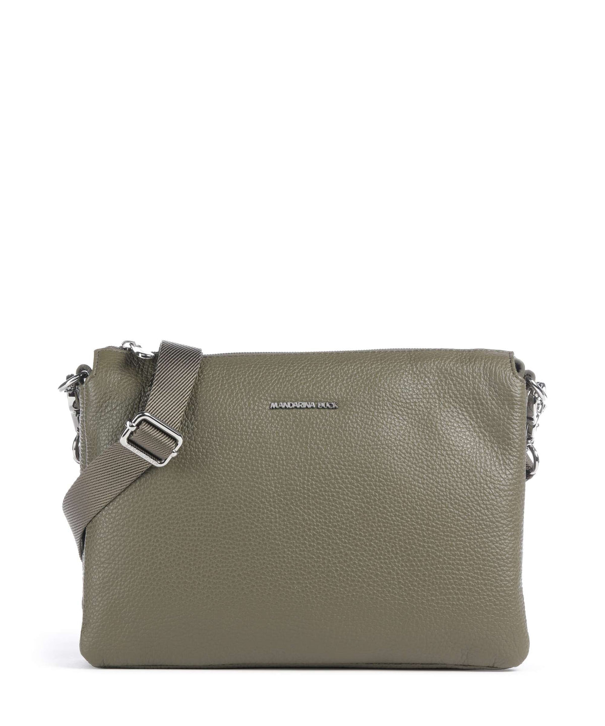 Mandarina Duck Mellow Leather Crossbody bag winter olive