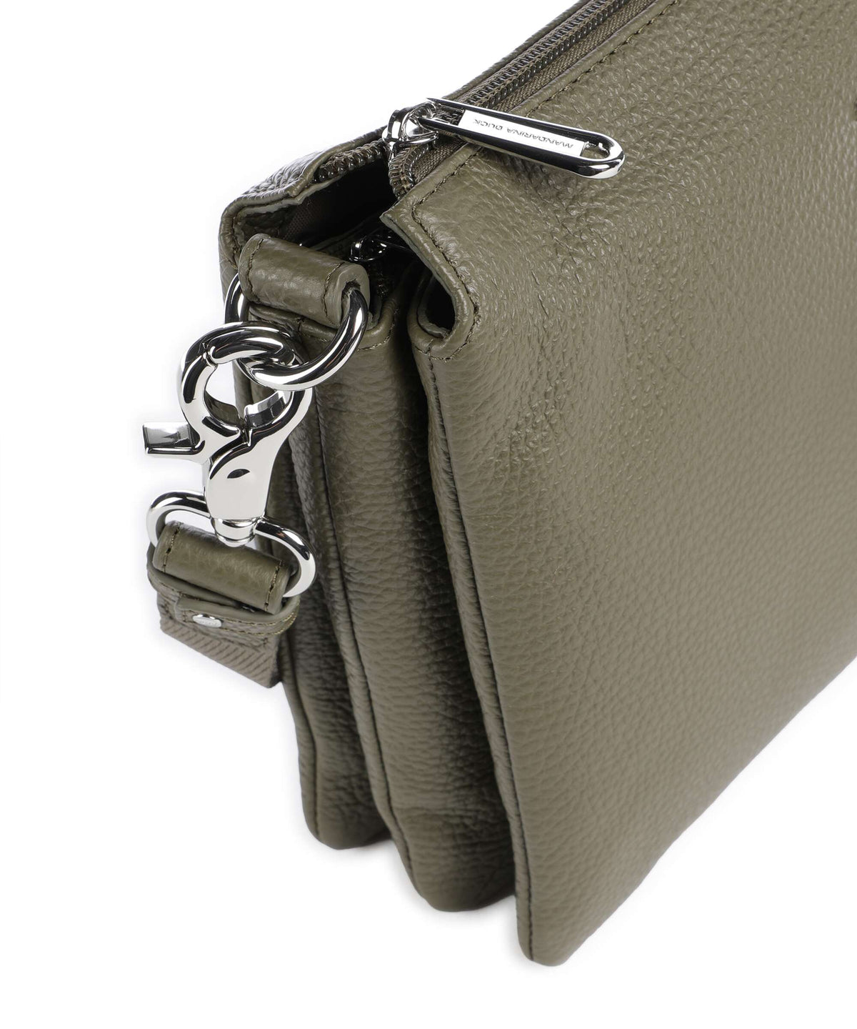 Mandarina Duck Mellow Leather Crossbody bag winter olive