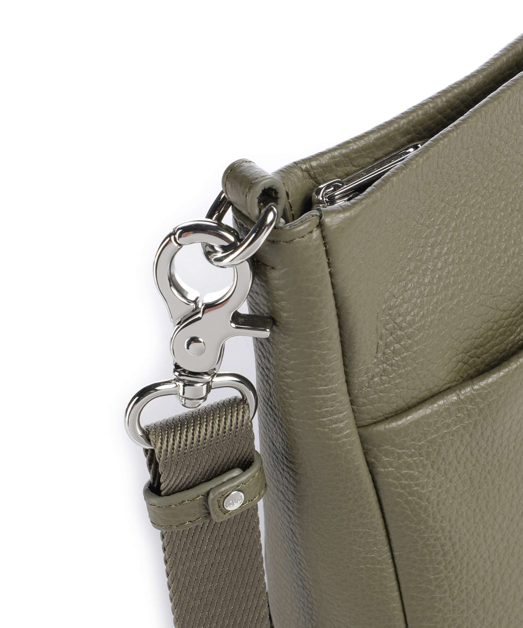 Mandarina Duck Mellow Leather Crossbody bag winter olive