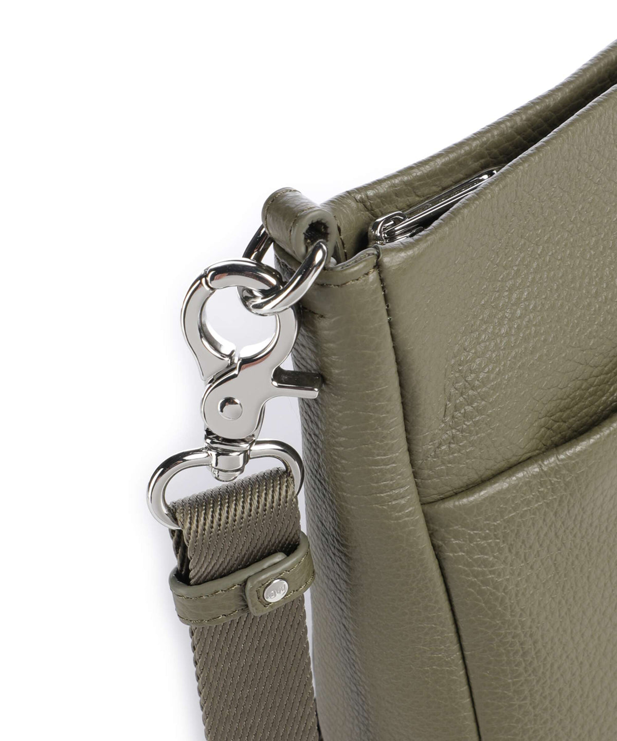 Mandarina Duck Mellow Leather Crossbody bag winter olive