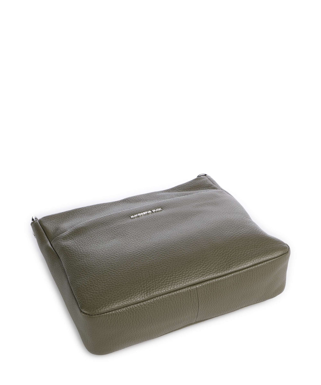Mandarina Duck Mellow Leather Crossbody bag winter olive