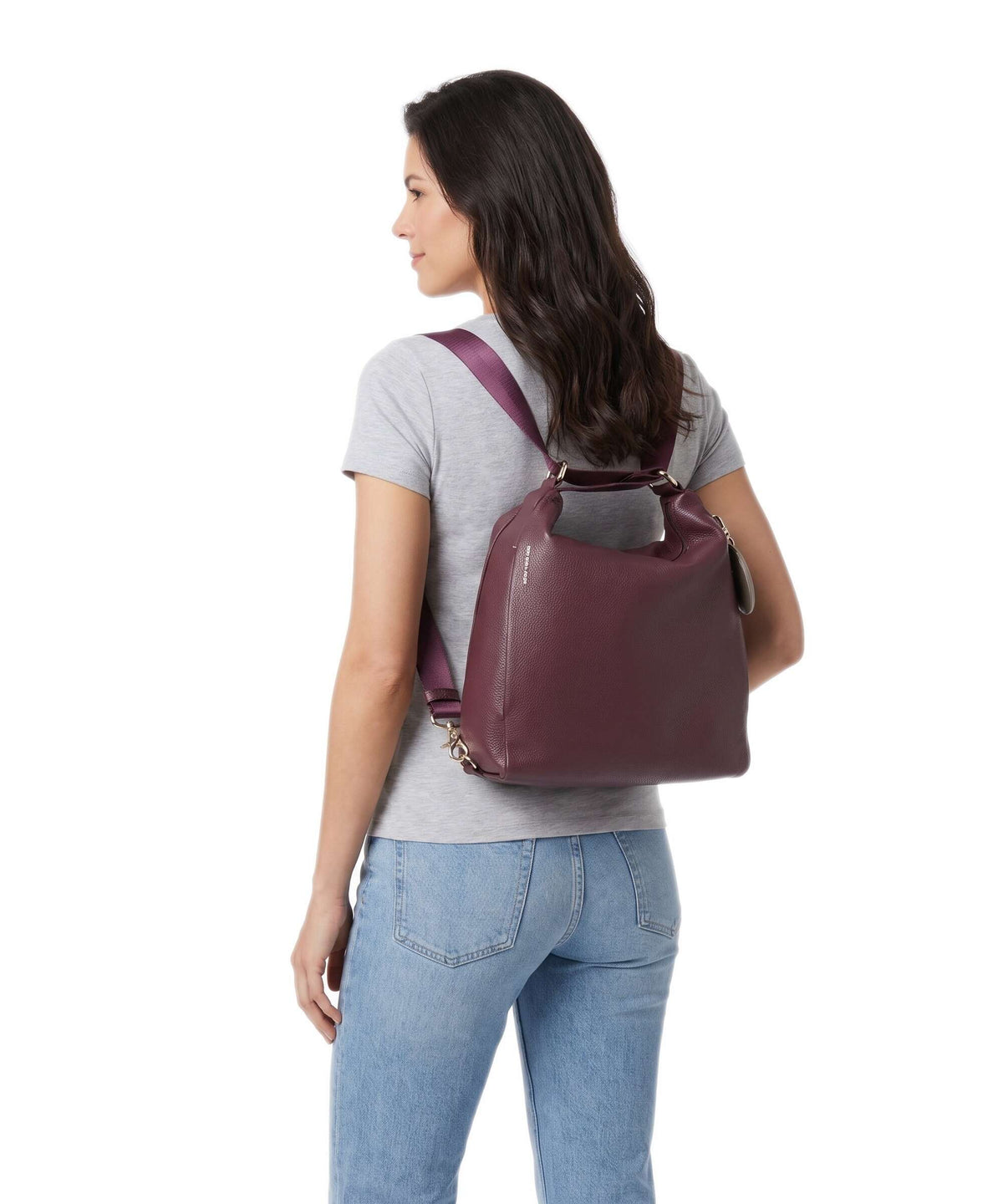 Mandarina Duck Mellow Leather Backpack bag sin