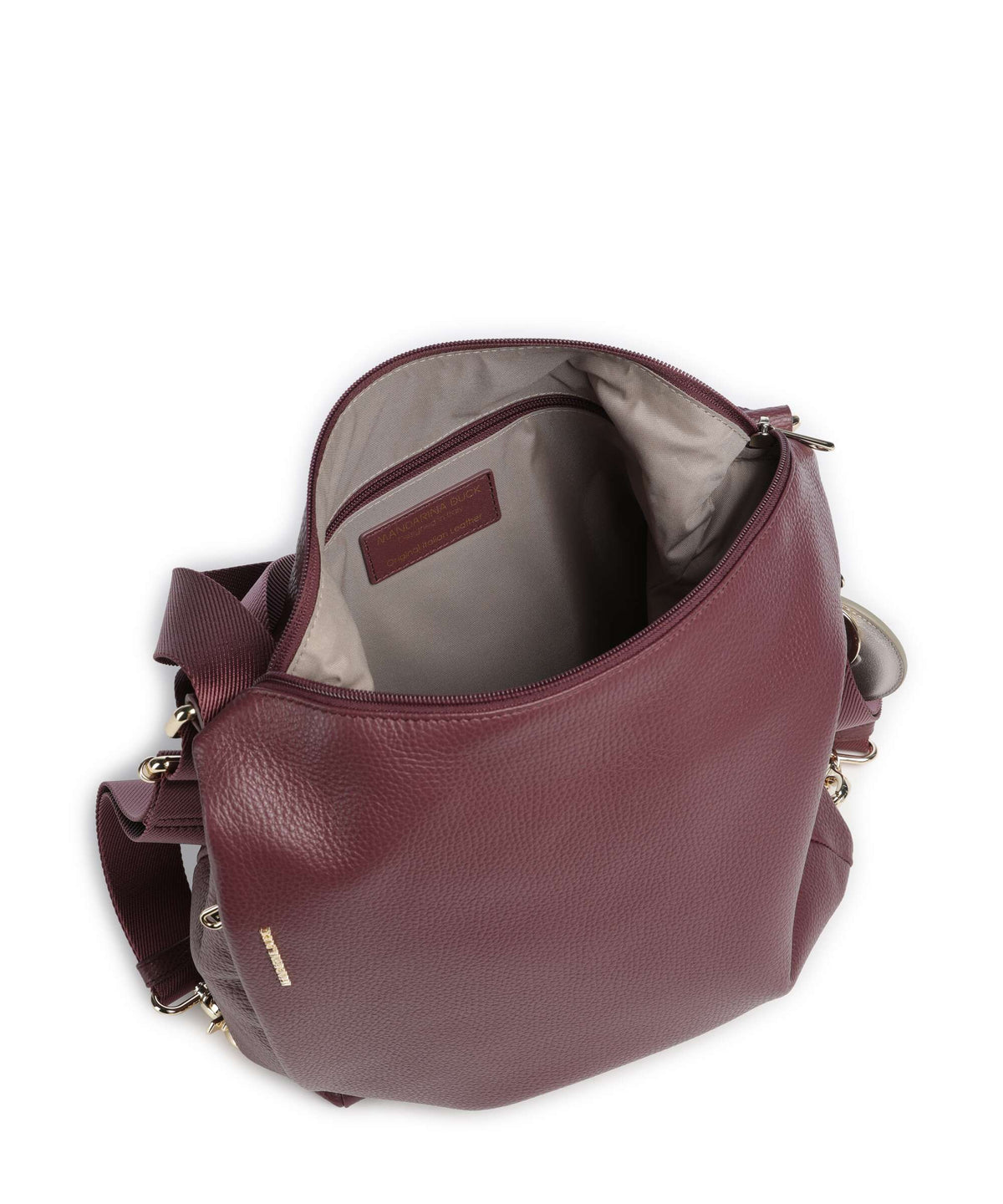 Mandarina Duck Mellow Leather Backpack bag sin