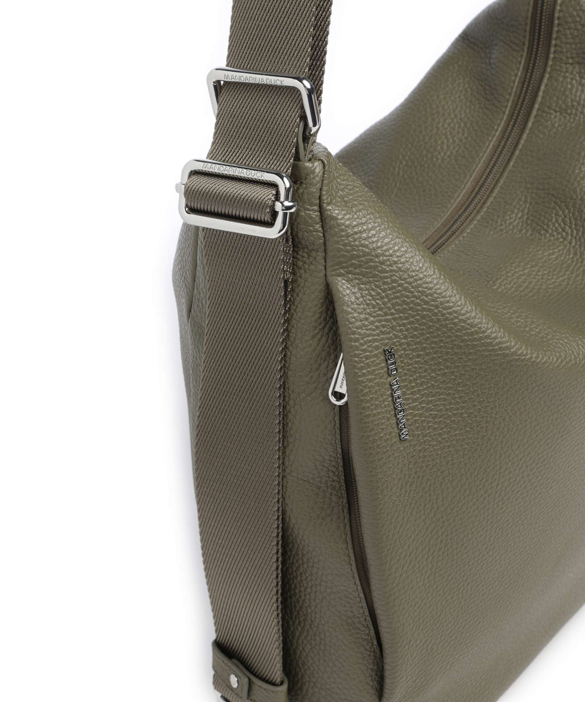 Mandarina Duck Mellow Leather Backpack bag winter olive