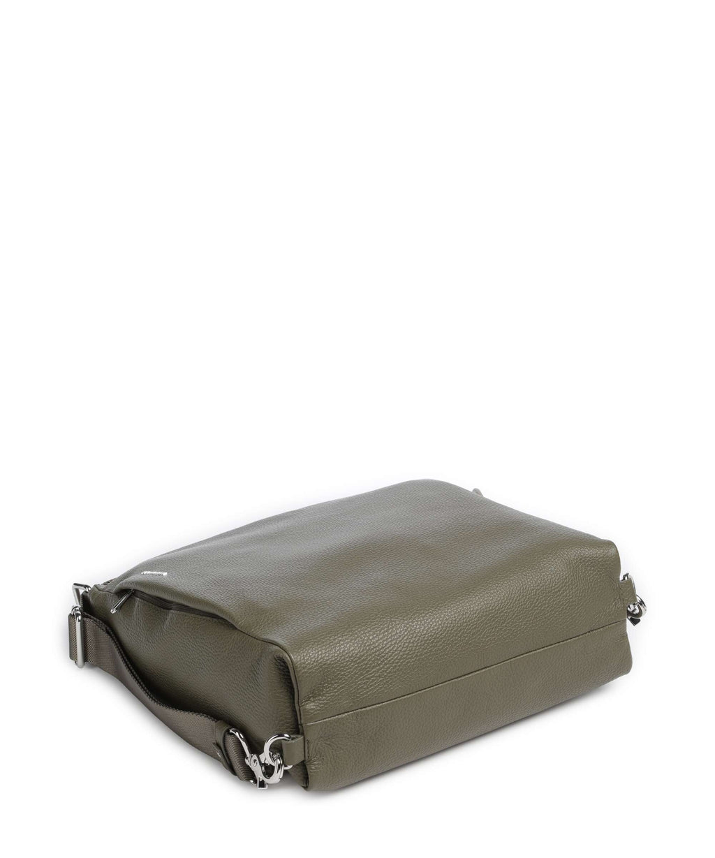 Mandarina Duck Mellow Leather Backpack bag winter olive