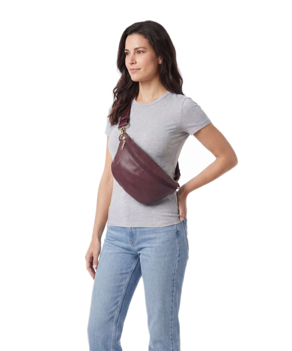 Mandarina Duck Mellow Leather Belt bag sin