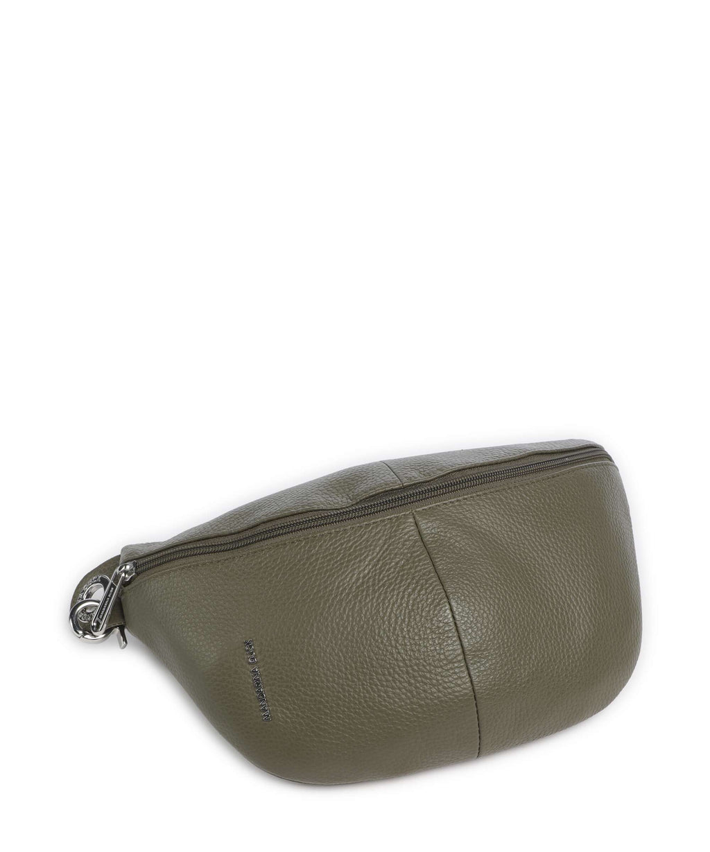 Mandarina Duck Mellow Leather Belt bag winter olive