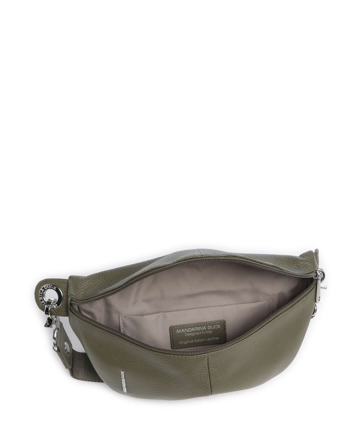 Mandarina Duck Mellow Leather Belt bag winter olive