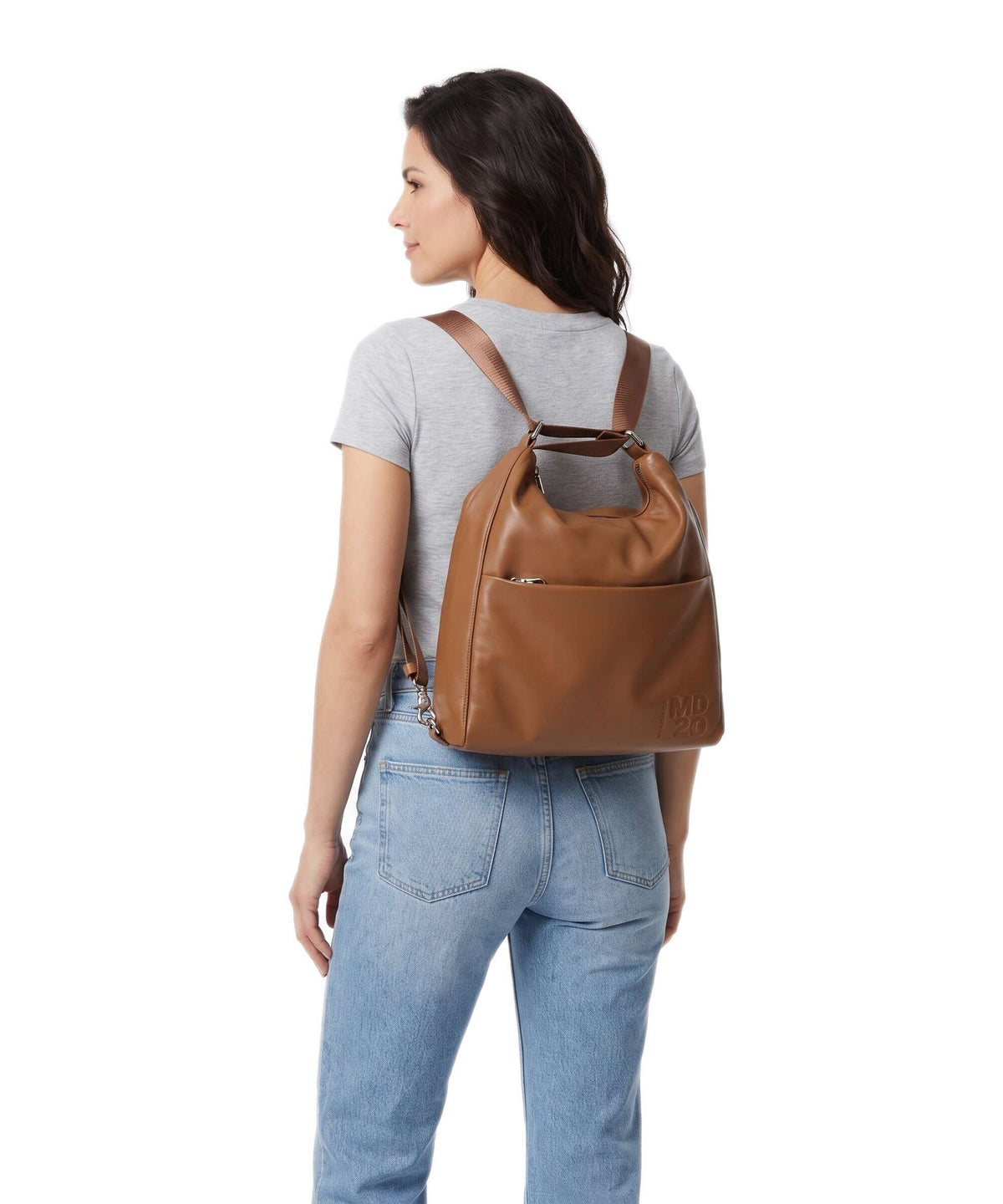 Mandarina Duck MD20 Backpack bag indian tan