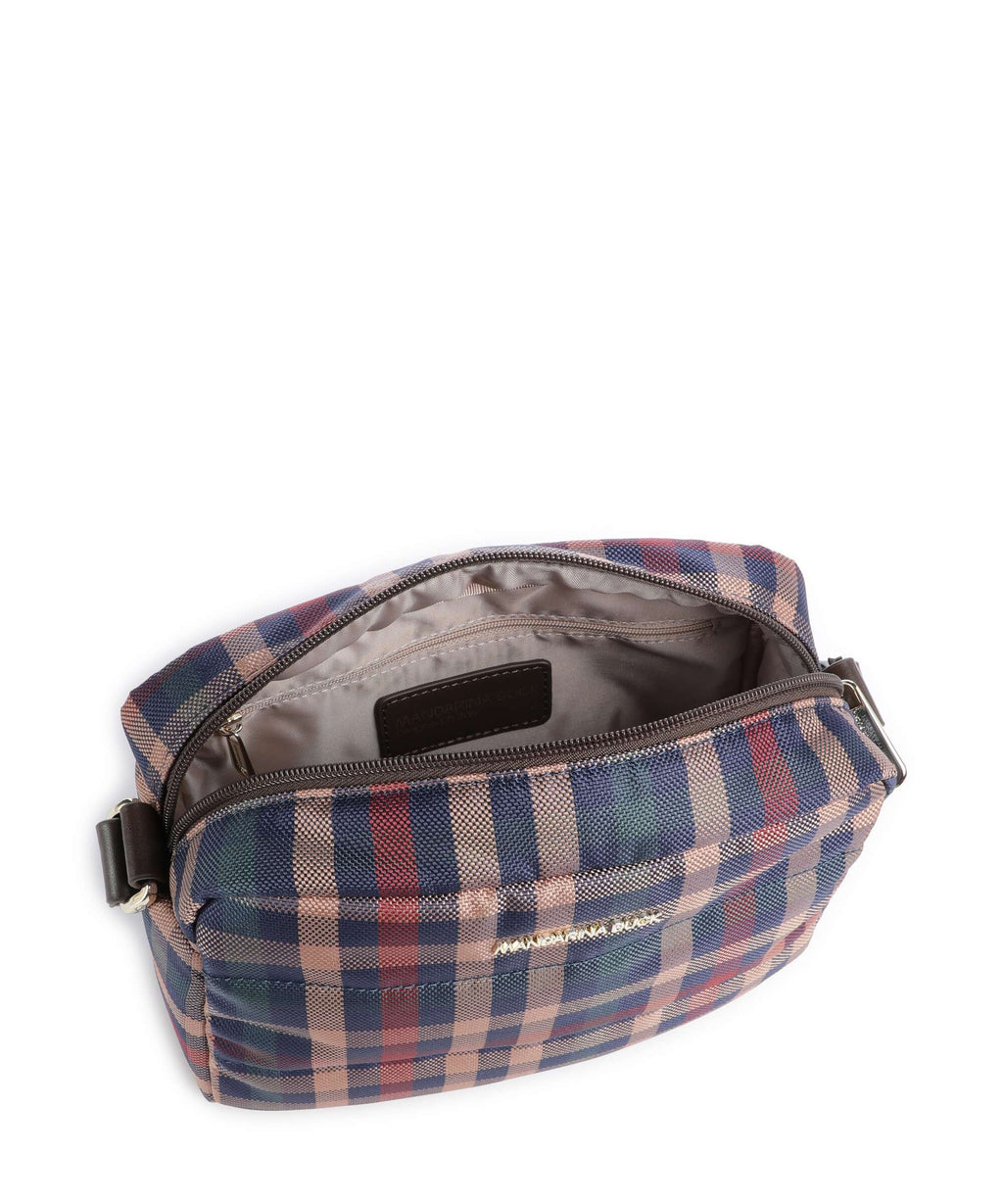 Mandarina Duck Tartan Crossbody bag tartan brown