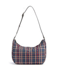 Mandarina Duck Tartan Hobo bag tartan brown