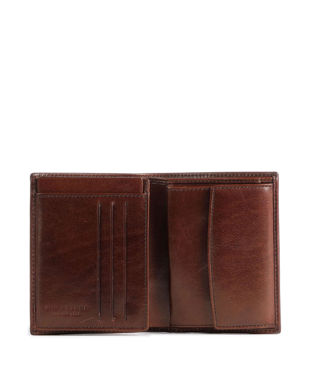 The Bridge Story Uomo Wallet marrone