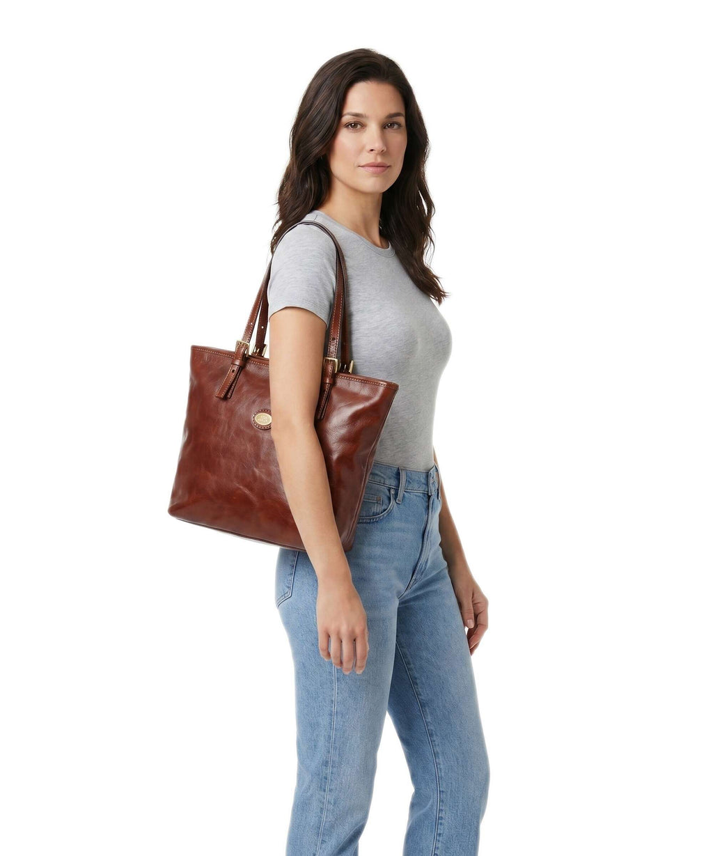 The Bridge Story Donna Tote bag marrone