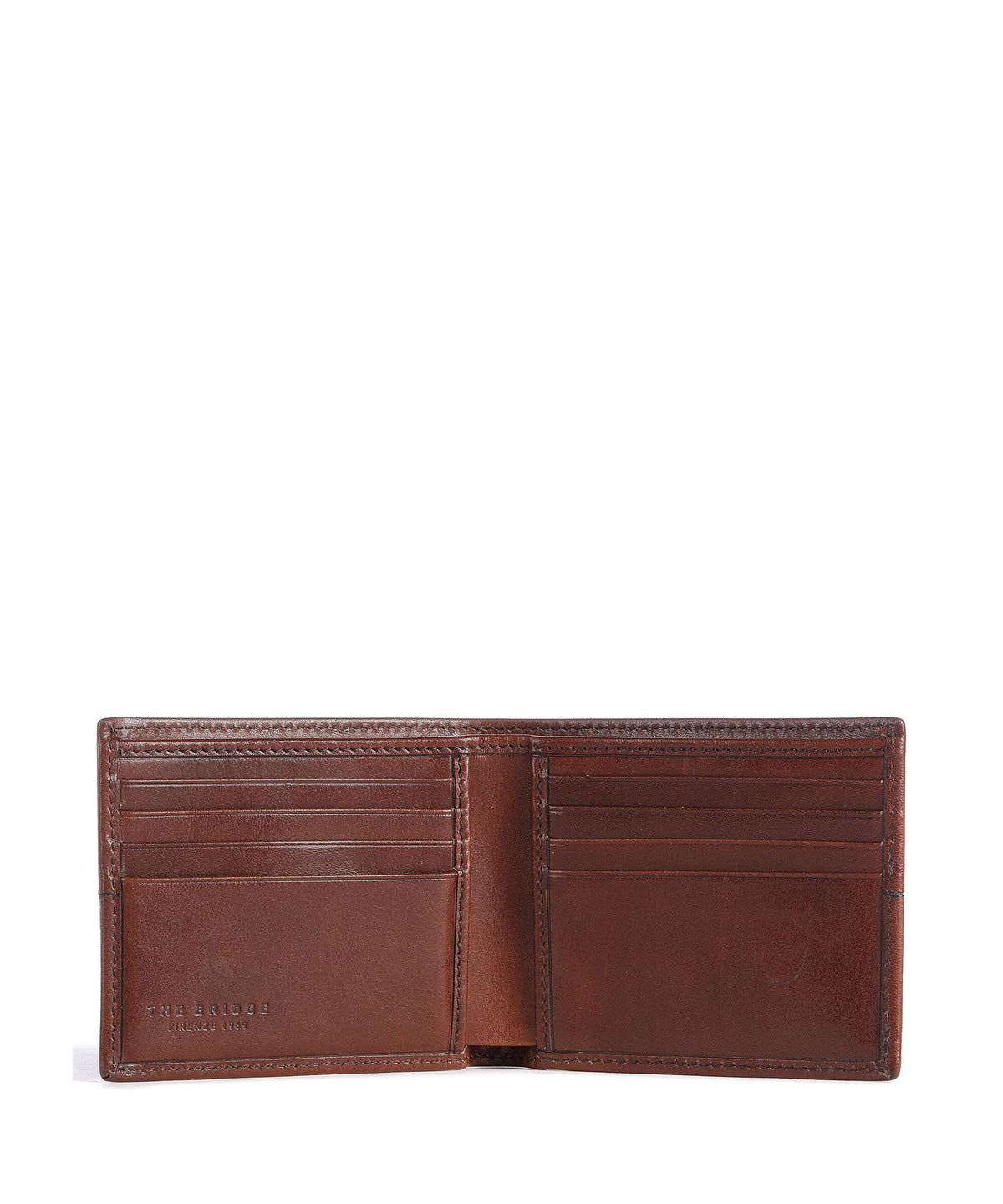 The Bridge Vespucci Credit card holder marrone