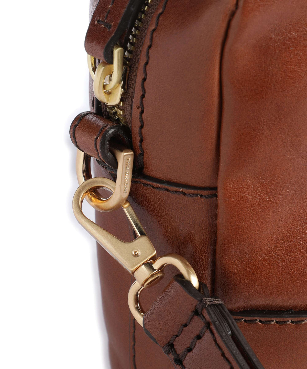 The Bridge Vespucci Wristlet marrone