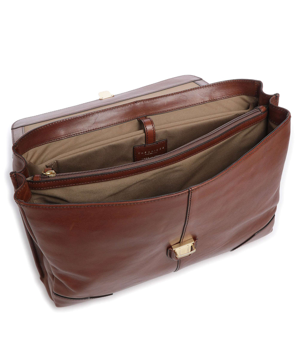 The Bridge Vespucci Briefcase marrone