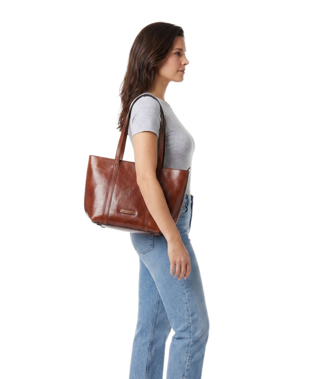 The Bridge Vittoria Tote bag marrone