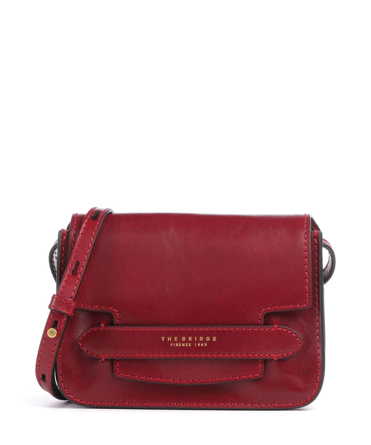 The Bridge Lucrezia Crossbody bag rosso ribes