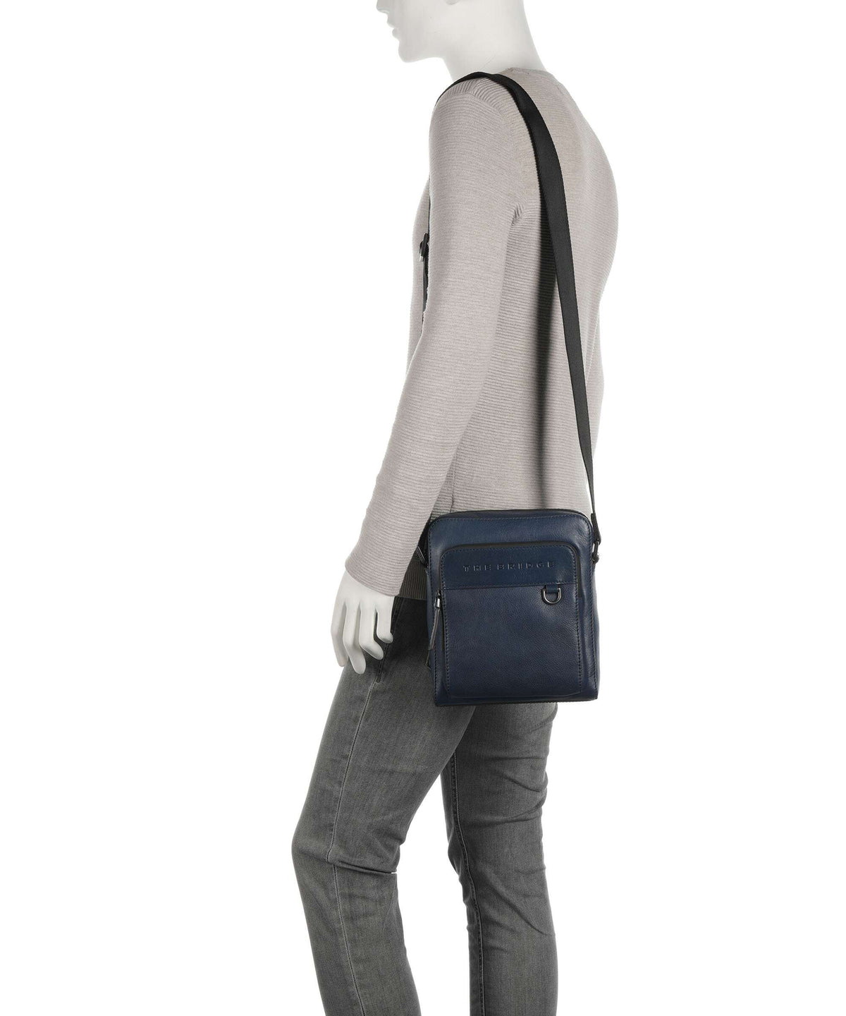 The Bridge Damiano Crossbody bag oltremare