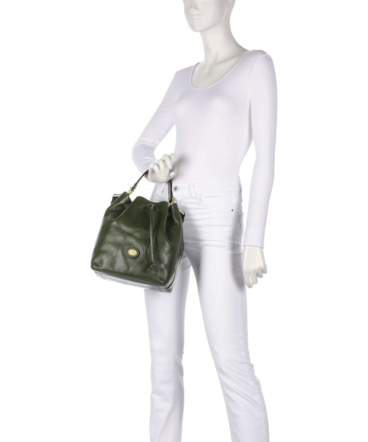 The Bridge Story Donna Bucket bag thyme