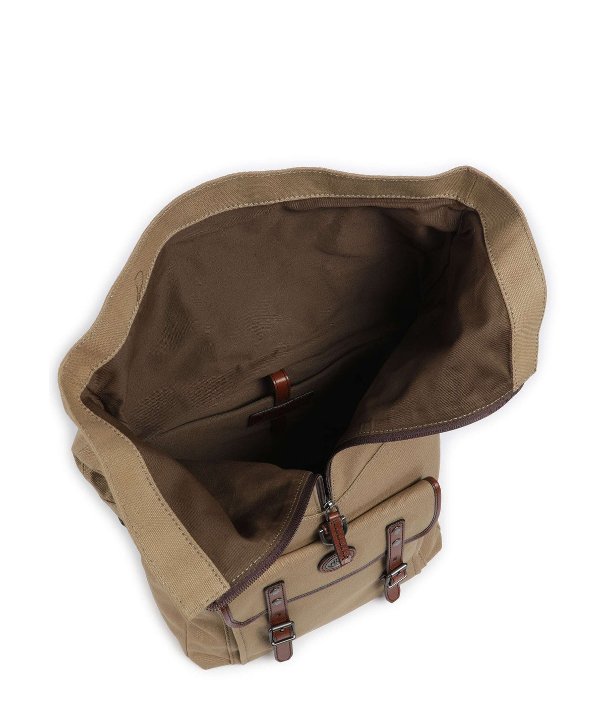 The Bridge Guido Rolltop backpack natural