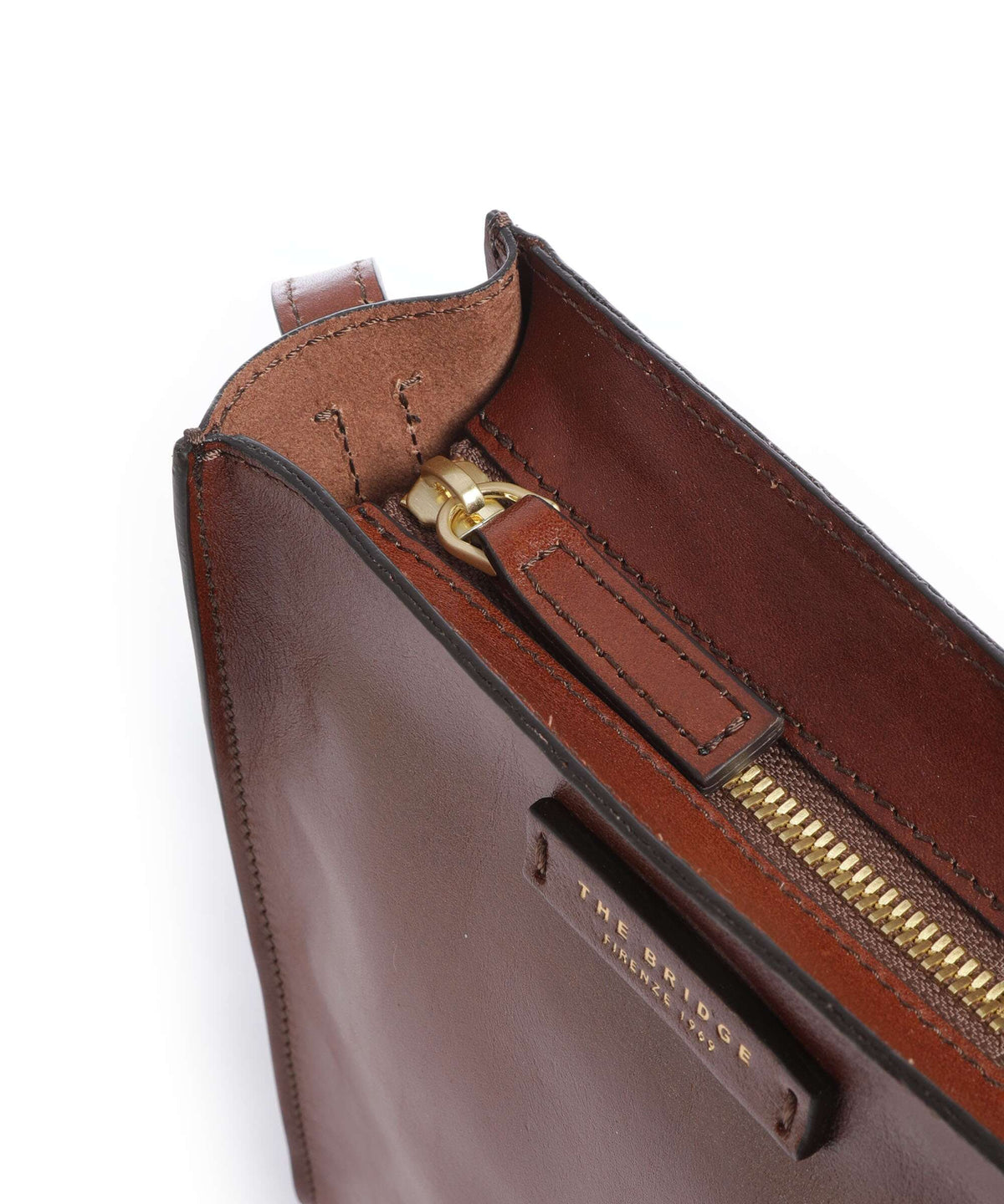 The Bridge Mirra Crossbody bag marrone