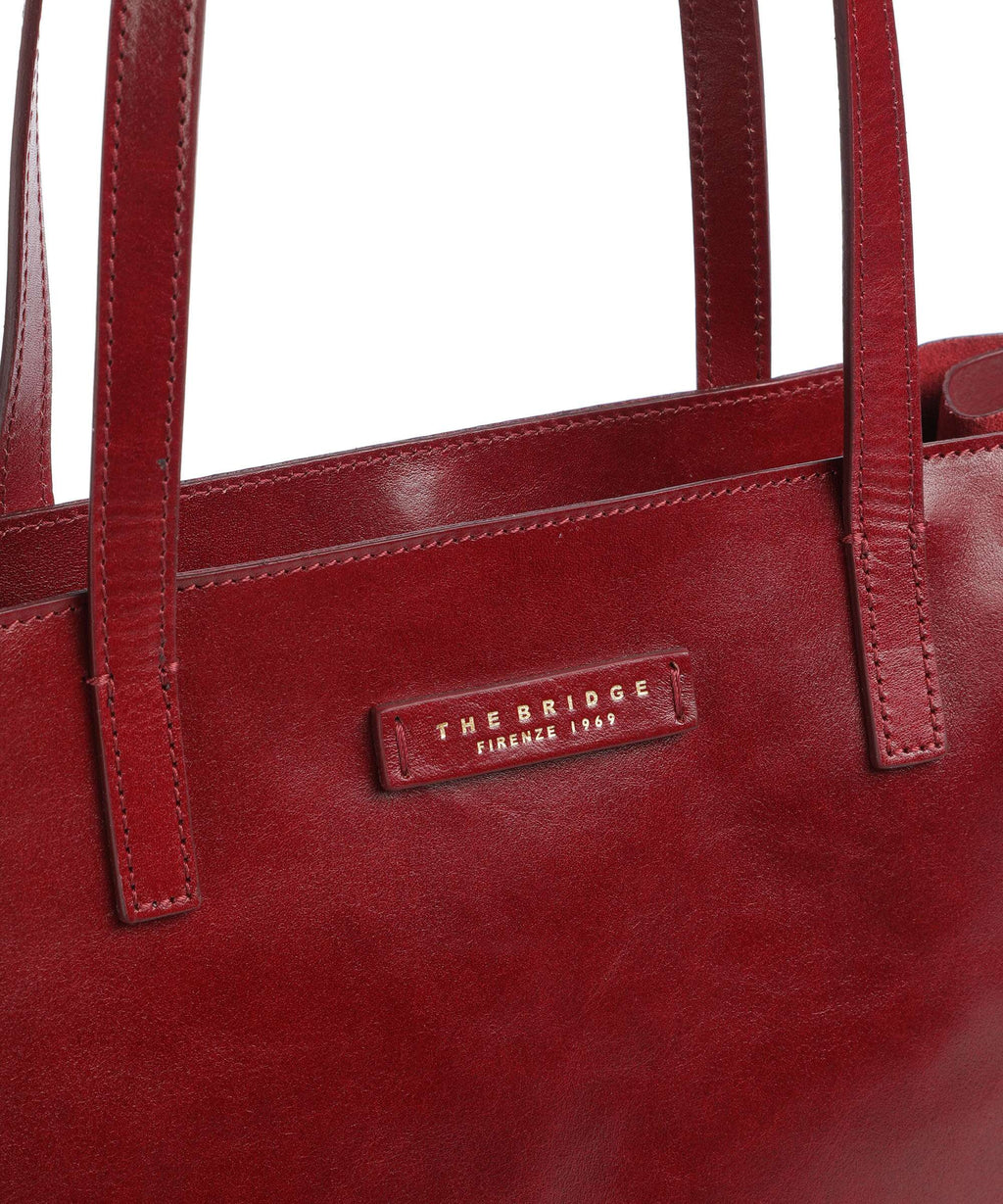 The Bridge Mirra Tote bag rosso ribes