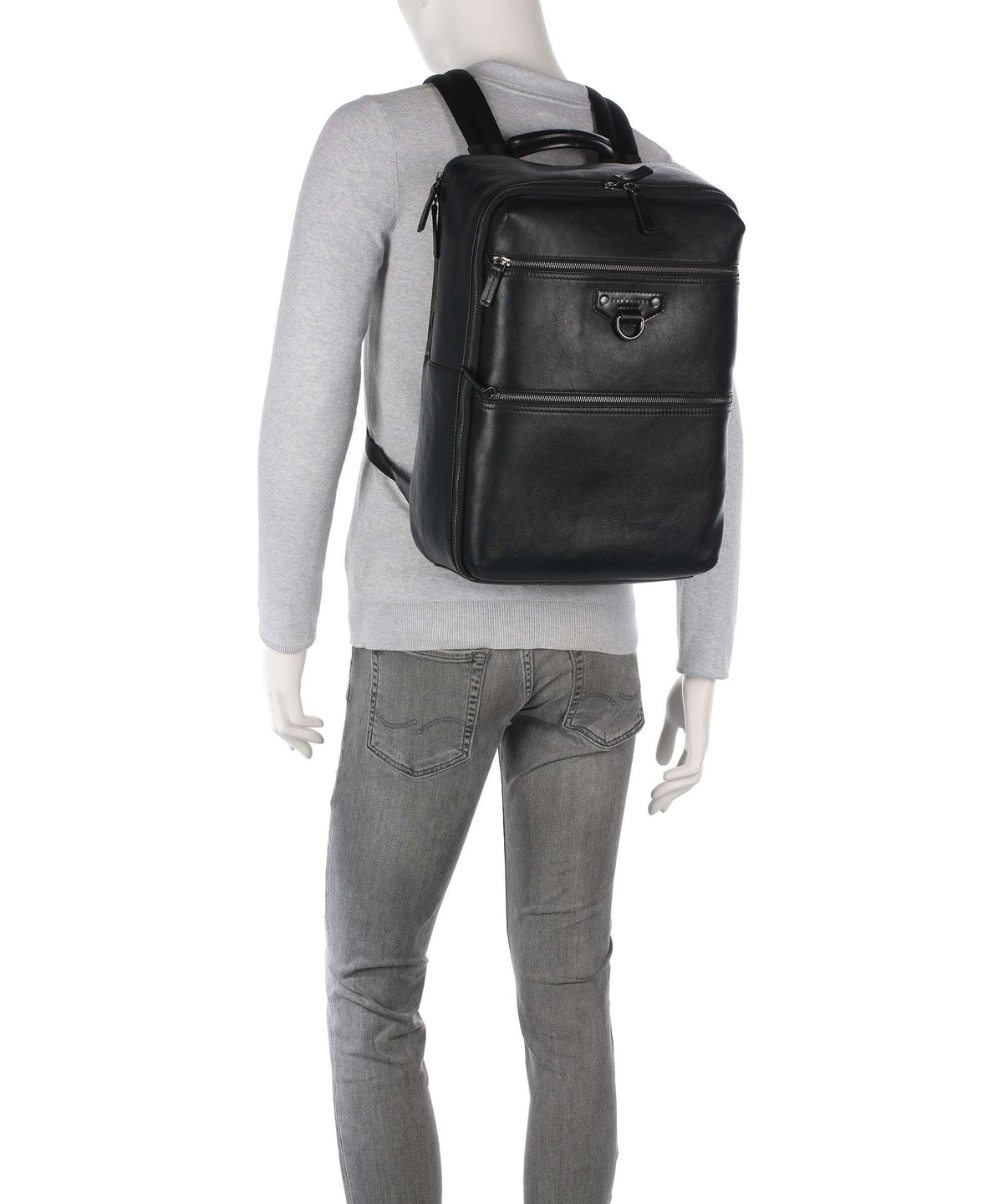 The Bridge Iacopo Travel backpack nero