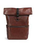 The Bridge Iacopo Rolltop backpack marrone/rut scamosciato opaco