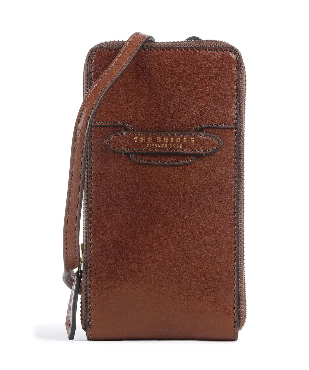 The Bridge Lucrezia Phone bag marrone