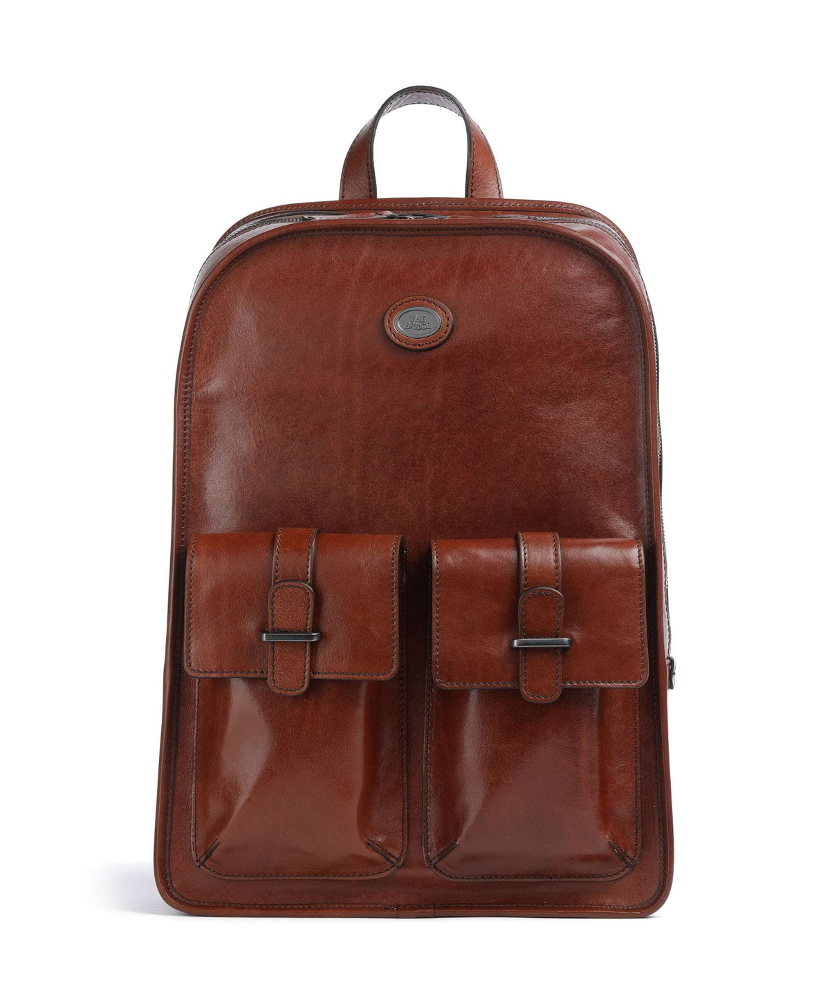 The Bridge Isaia Backpack marrone/rut scamosciato opaco