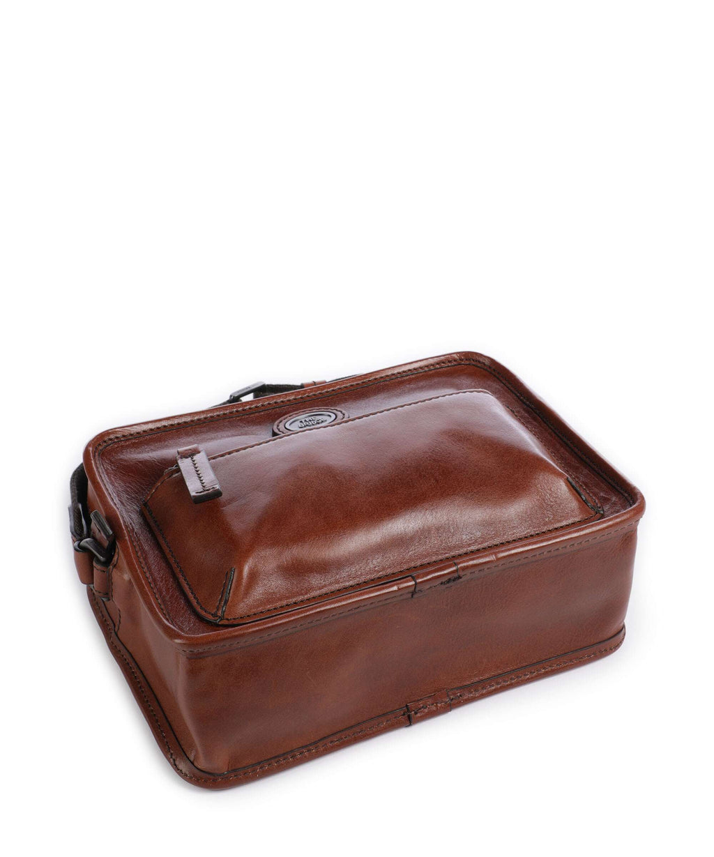 The Bridge Isaia Crossbody bag marrone/rut scamosciato opaco