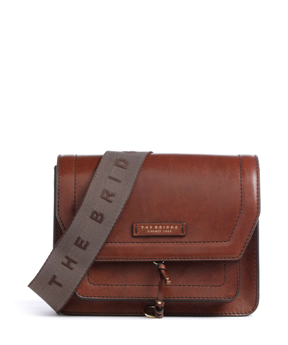 The Bridge Elba Crossbody bag marrone