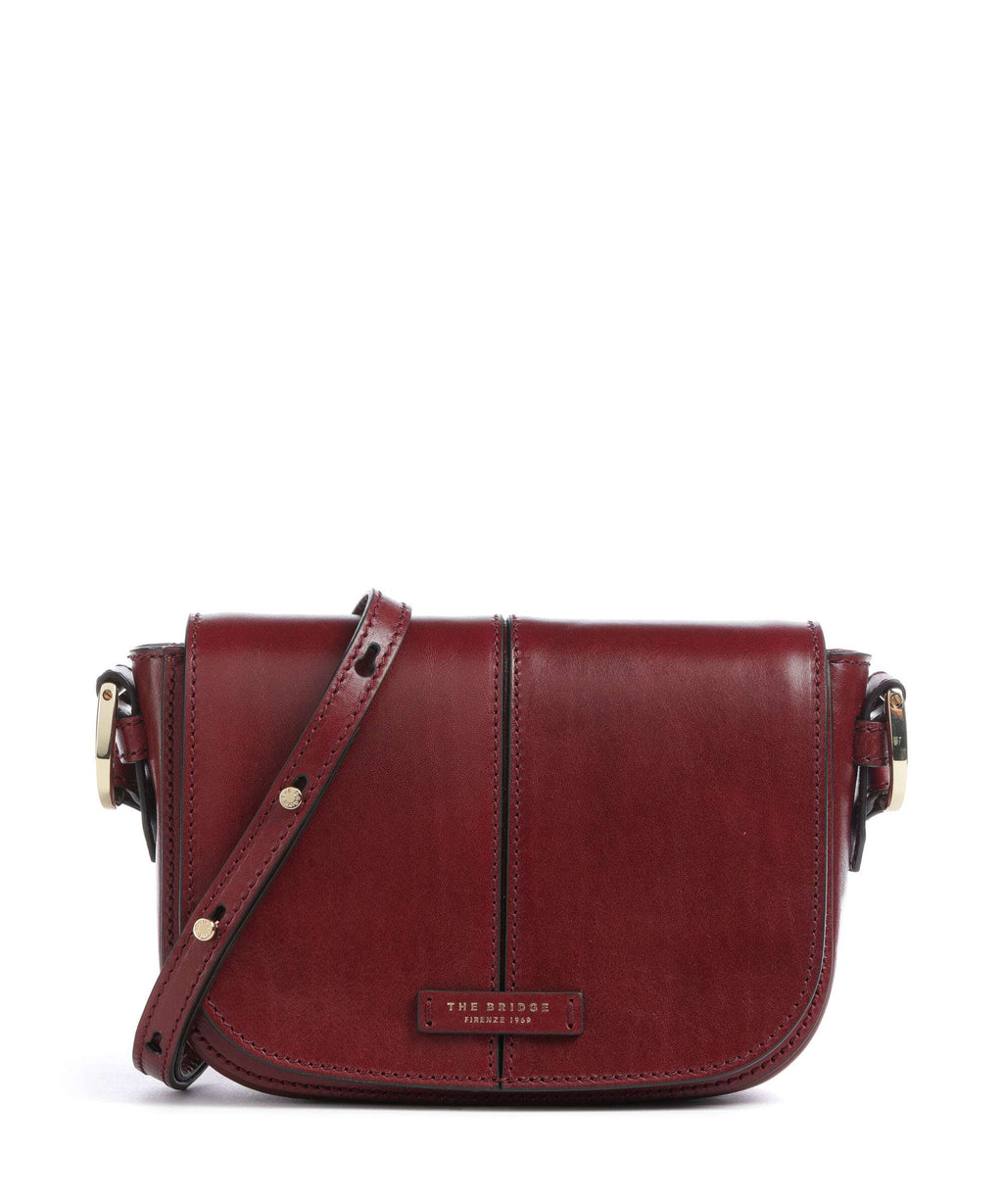 The Bridge Faentina Crossbody bag dark red