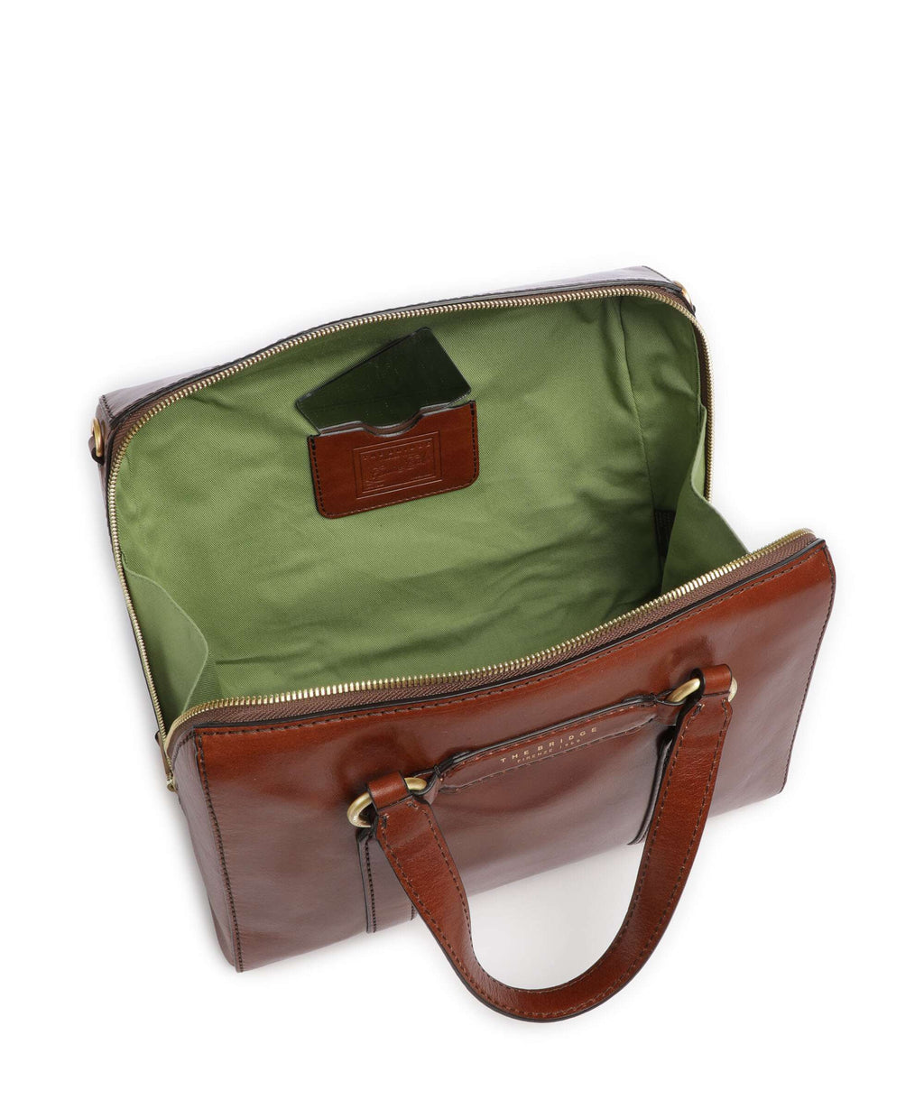 The Bridge Laura Handbag marrone