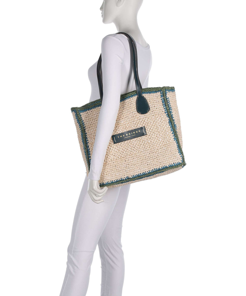 The Bridge Luna Tote bag pavone