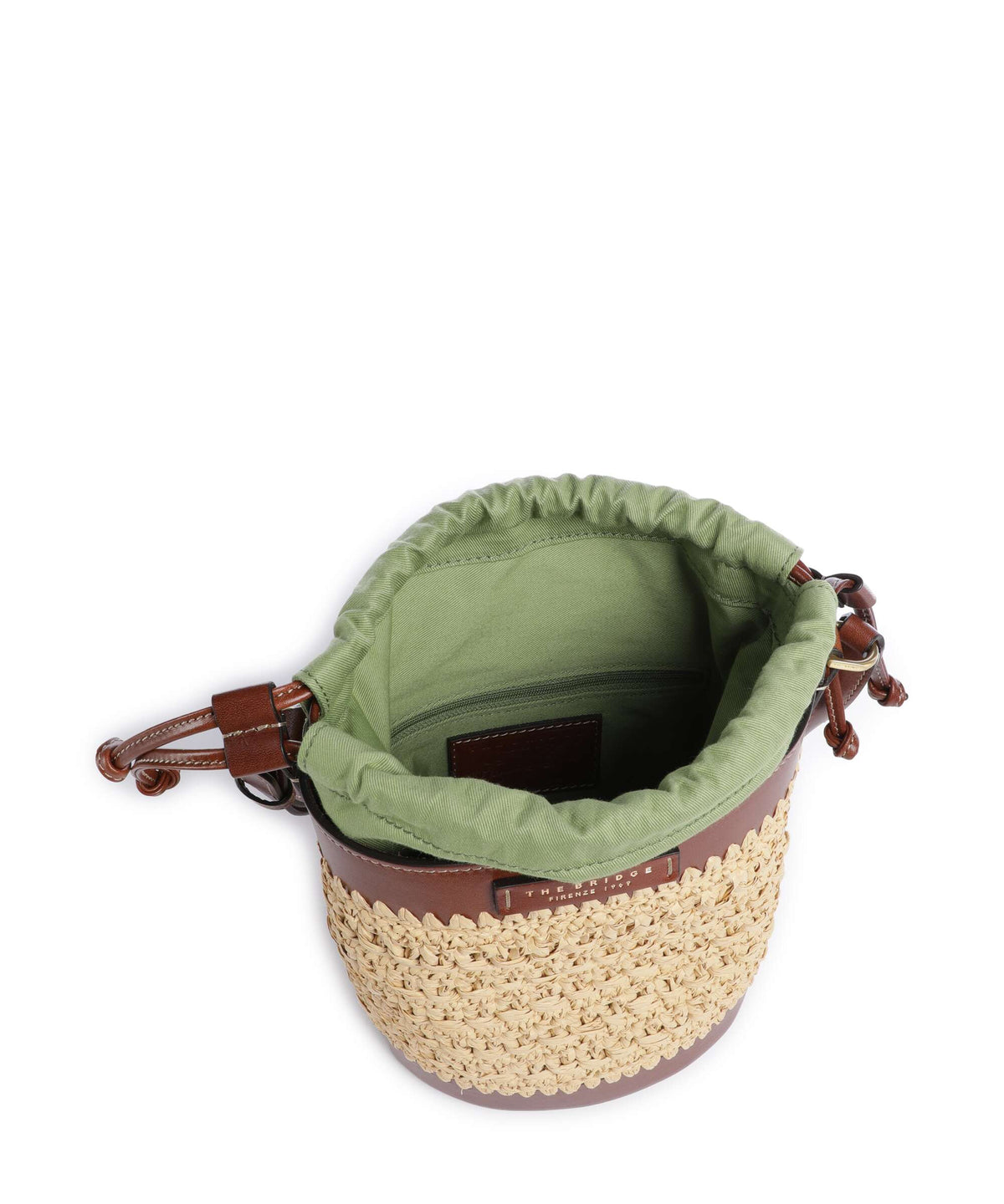 The Bridge Luna Bucket bag marrone