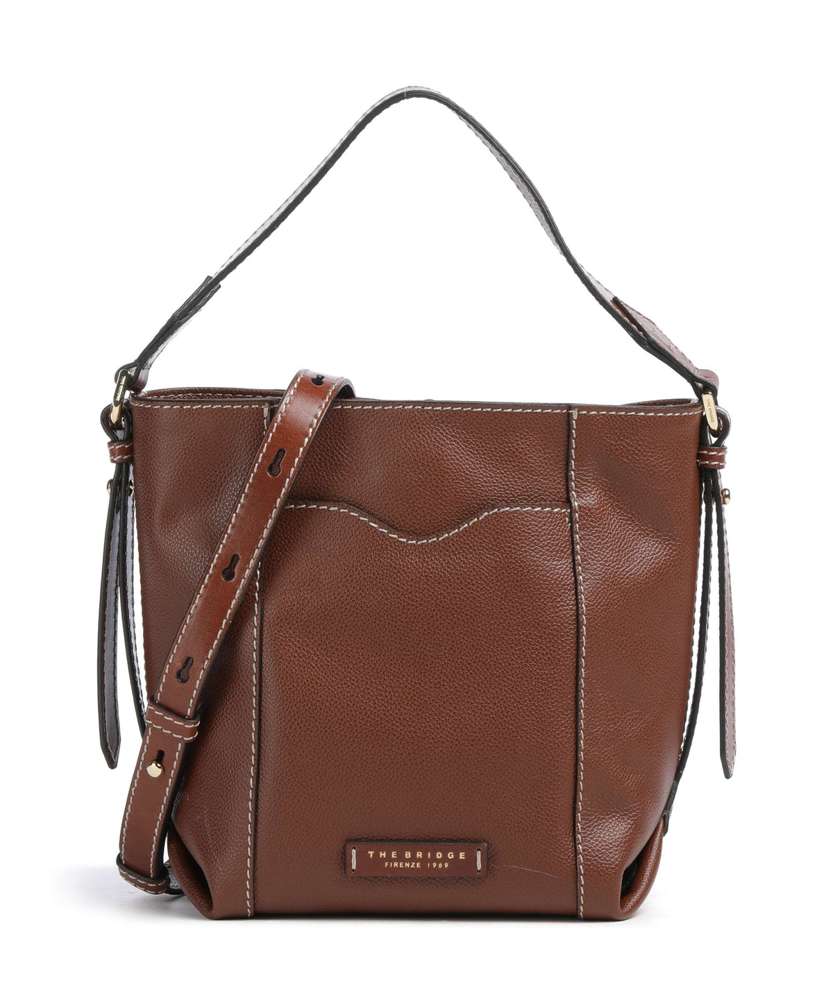 The Bridge Gemma Bucket bag marrone