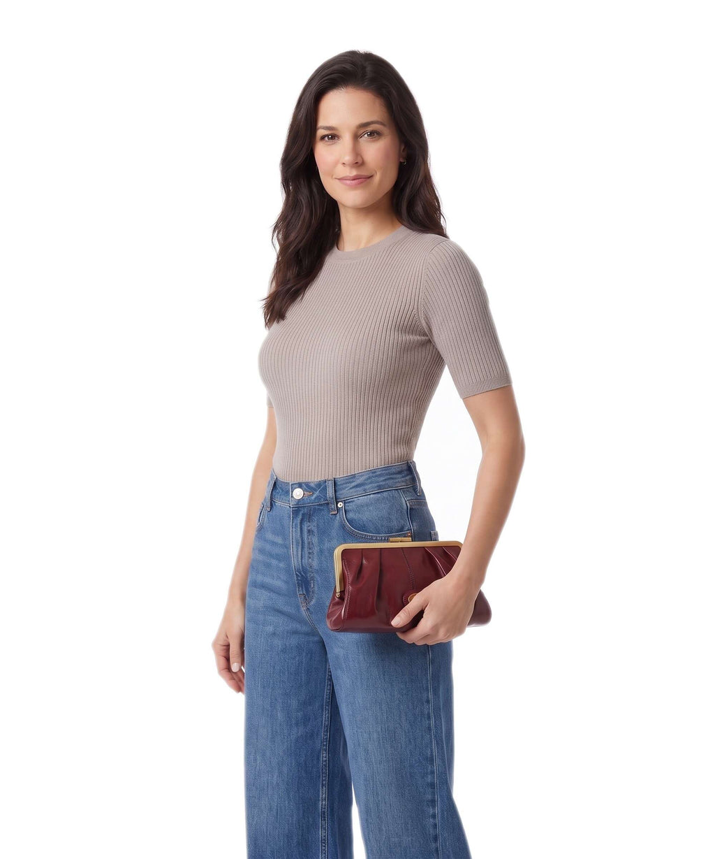 The Bridge Story Donna Clutch bag barolo