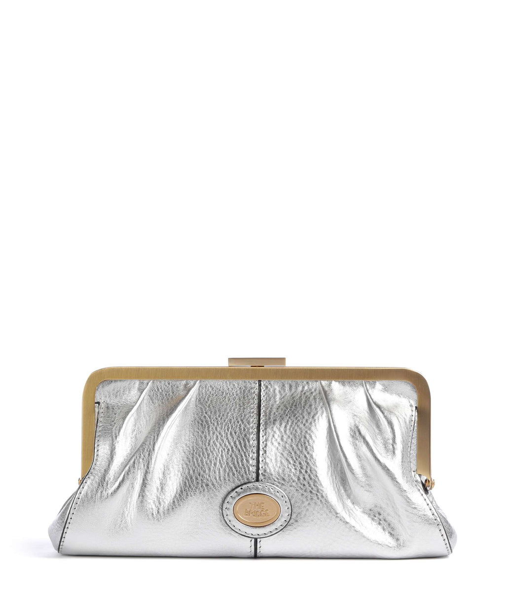 The Bridge Story Donna Clutch bag silver