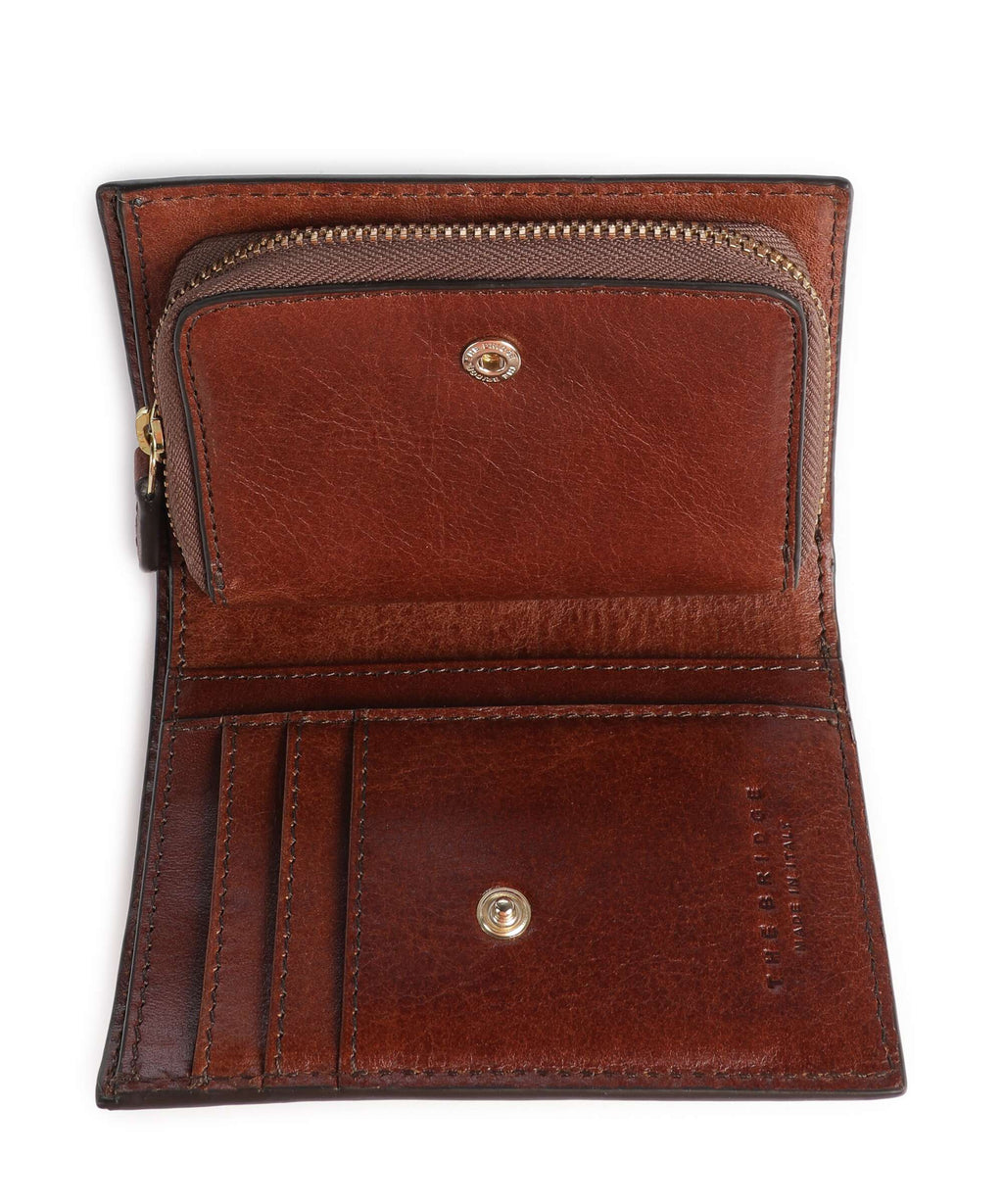 The Bridge Lucrezia Wallet marrone