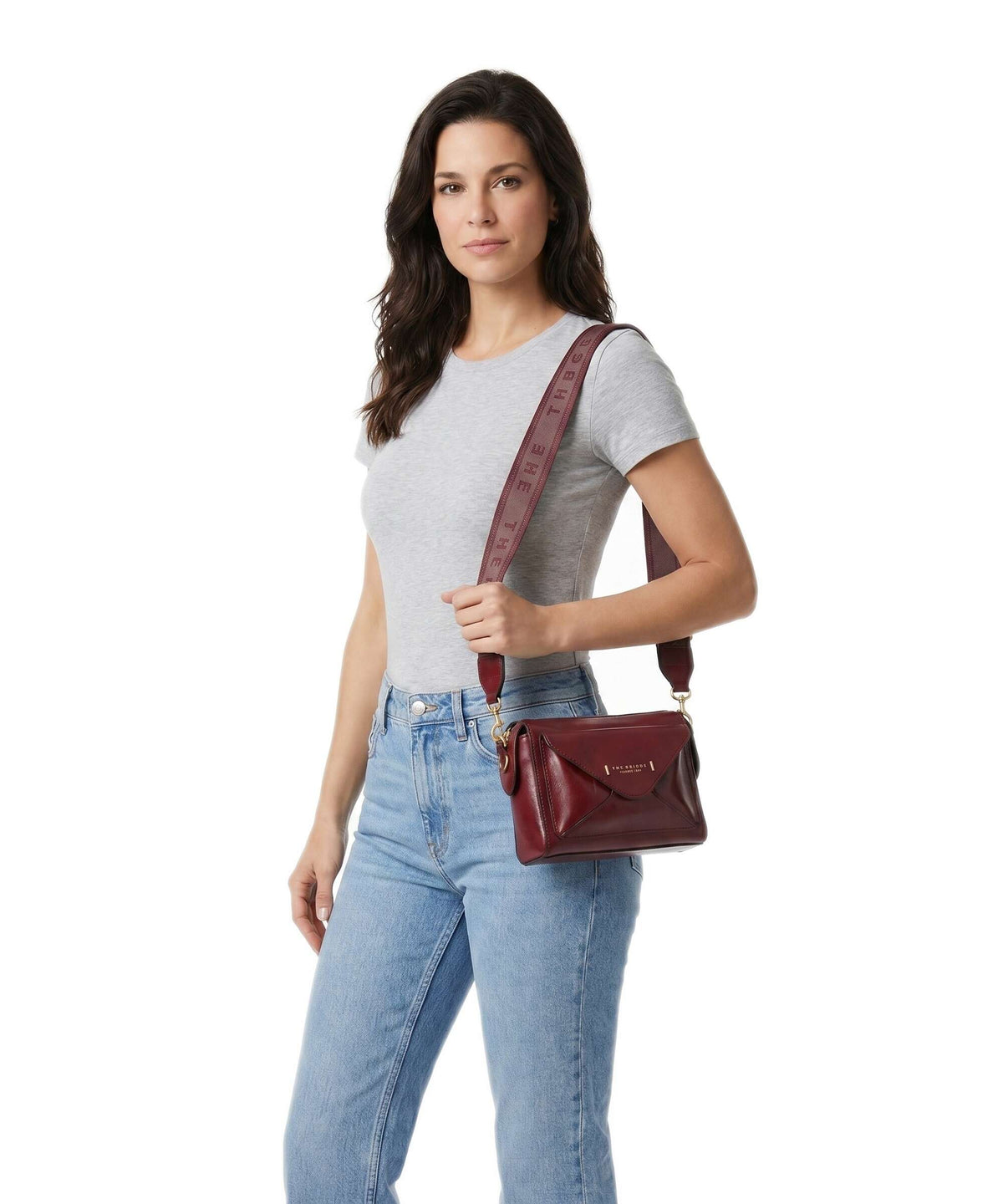 The Bridge Frida Crossbody bag barolo