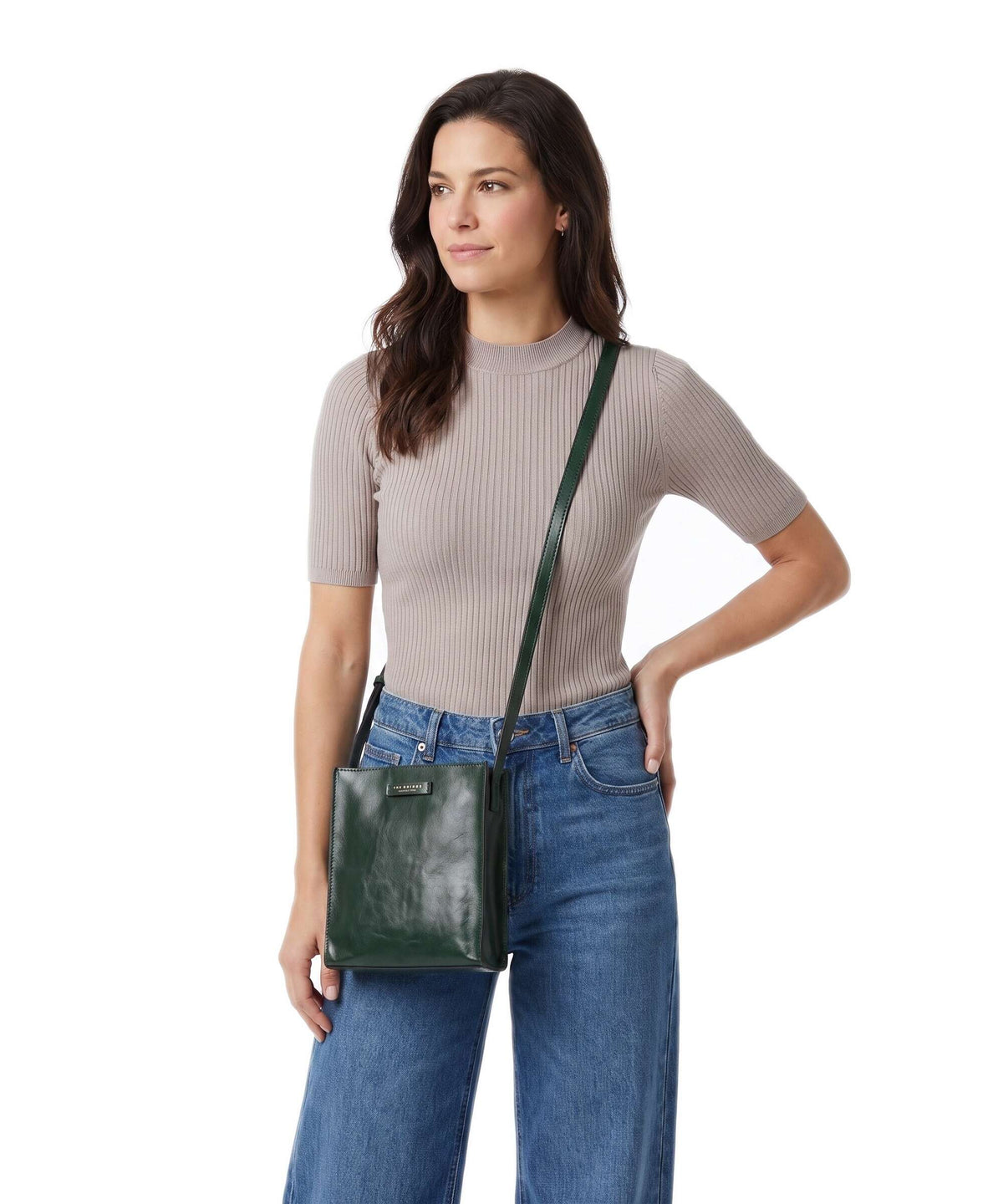 The Bridge Mirra Crossbody bag pino